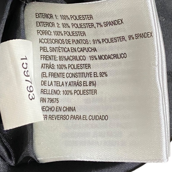 Michael Kors Women's Black Chevron Quilted Puffer Jacket Gold Hardware Small - Picture 6 of 10